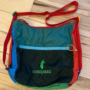 Cotopaxi - Colourful Bag with Red Strap